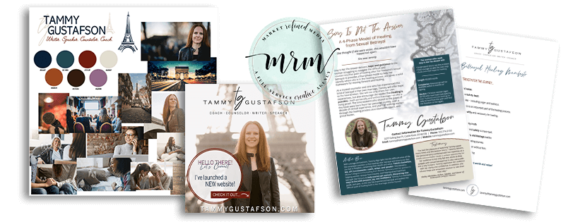 MRM Project Feature: Tammy Gustafson Brand and Website Design
