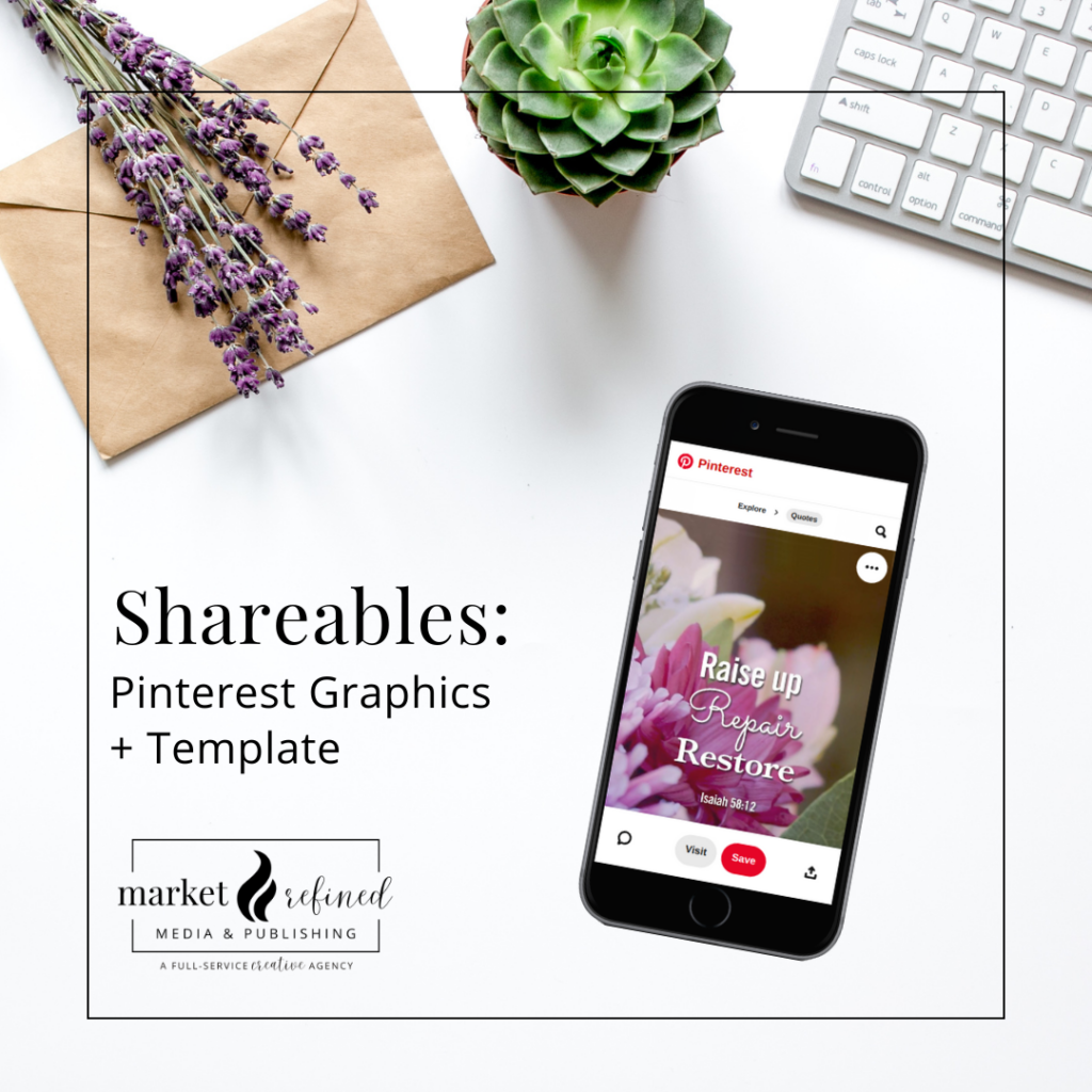 MRM: Pinterest Graphics + Template