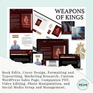 MRM Project Feature: Charles Beauford Weapons of Kings Publishing and Website Design