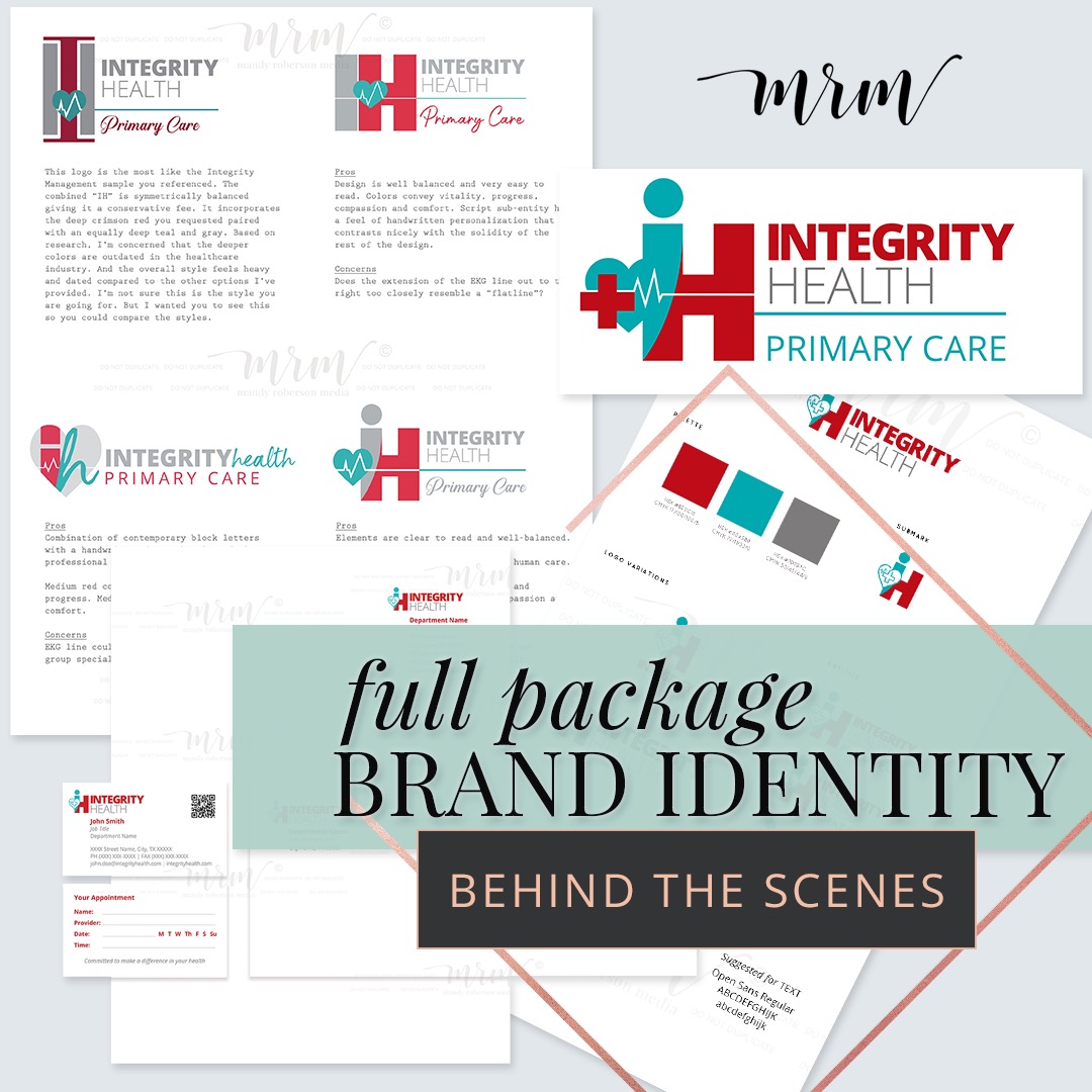 MRM Project Feature: Integrity Health Full Brand Identity Package