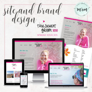 MRM Project Feature: Tina Gibson Brand Website Design