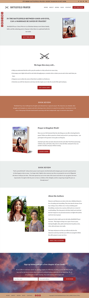 MRM Project Feature: Battlefield Prayer Book & Website Design