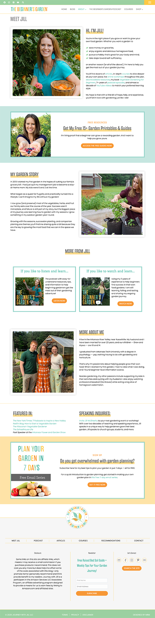 MRM Project Feature: Jill McSheehy Brand and Website Redesign