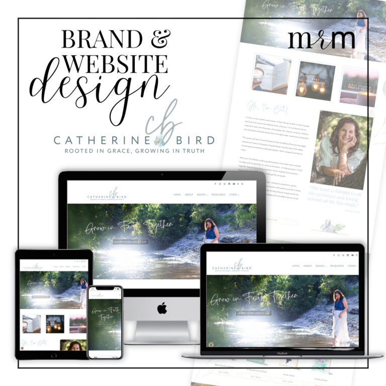 MRM Project Feature: Catherine Bird Brand & Website Design MRM Project Feature: Catherine Bird Brand & Website Design