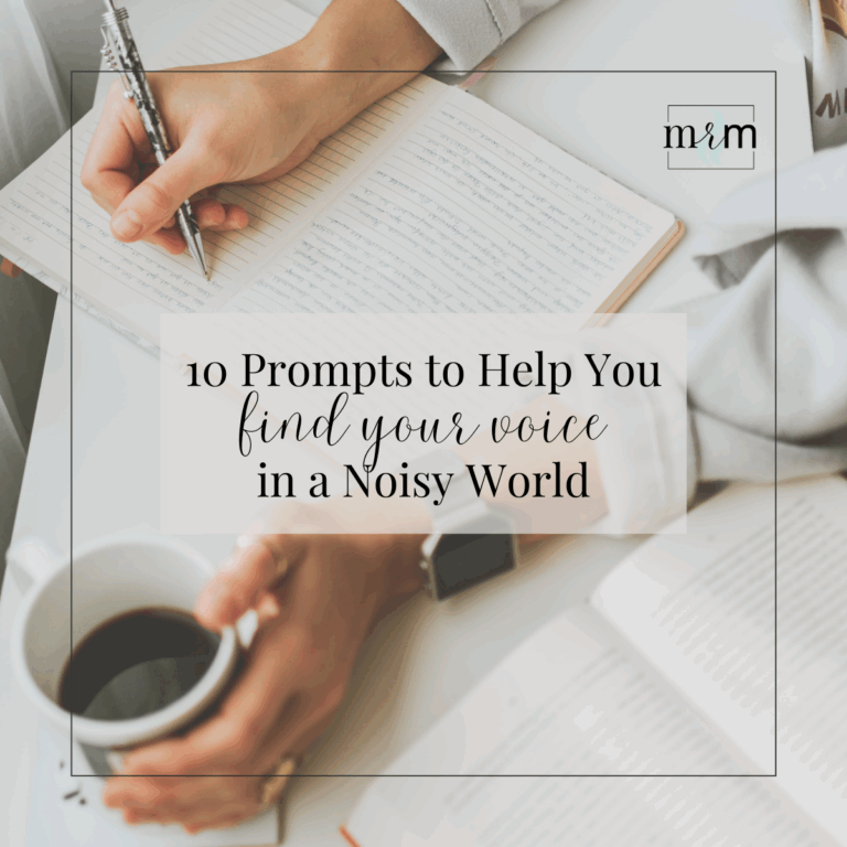 MRM Blog: Write Like It Matters—Because It Does

10 Prompts to Help You Find Your Voice in a Noisy World