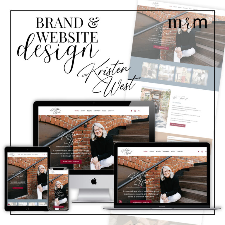 MRM Project Feature: Kristen West Brand & Website Design