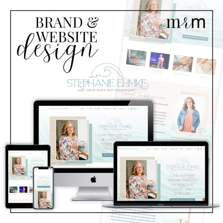 MRM Project Feature: Stephanie Ehmke Brand & Website Design