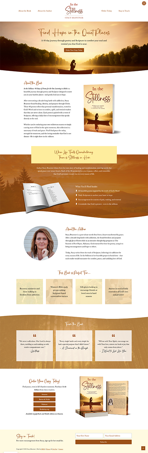 MRM Project Feature: Stacy Brantner and In the Stillness MRM Project Feature: Stacy Brantner and In the Stillness