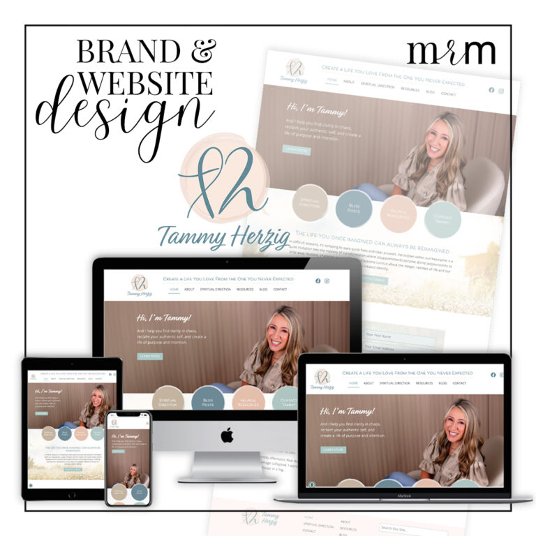 MRM Project Feature: Tammy Herzig Brand & Website Design