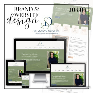 MRM Project Feature: Shannon Dvorak Brand & Website Design