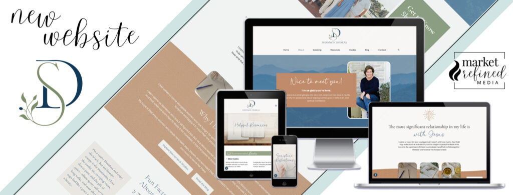 MRM Project Feature: Shannon Dvorak Brand & Website Design