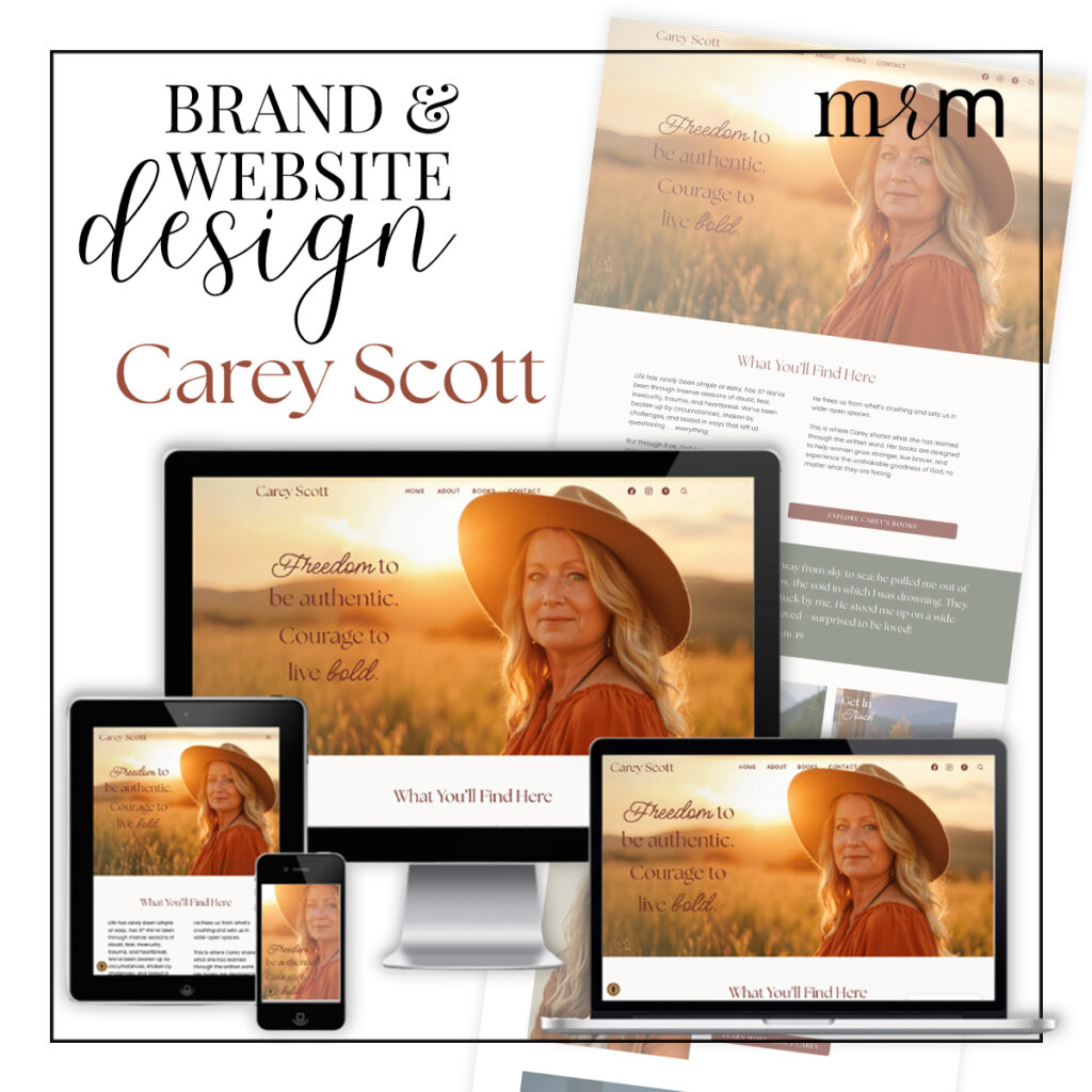 MRM Project Feature: Carey Scott Brand & Website Redesign