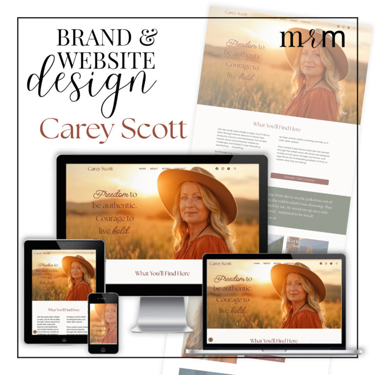 MRM Project Feature: Carey Scott Brand & Website Redesign