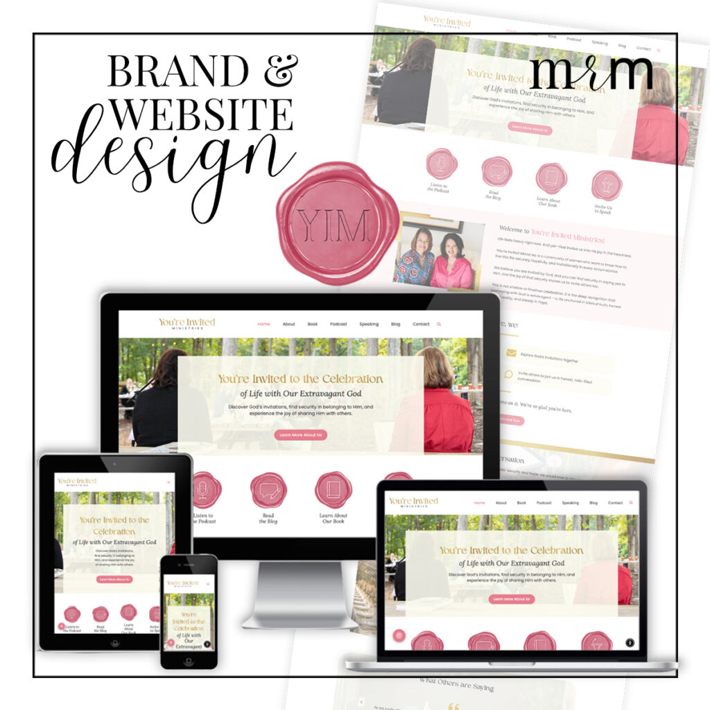 MRM Project Feature: You're Invited Ministries Brand & Website Redesign