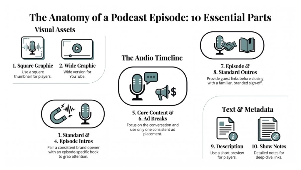MRM Blog: The Anatomy of a Podcast Episode {10 Parts Every Episode Needs} MRM Blog: The Anatomy of a Podcast Episode {10 Parts Every Episode Needs}